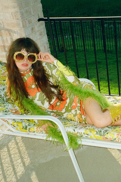 The Michelle Floral Long Sleeve Mini