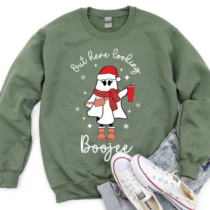 Boojee Ghost, Trendy Christmas, Bougie, Funny, Christmas Sweatshirt
