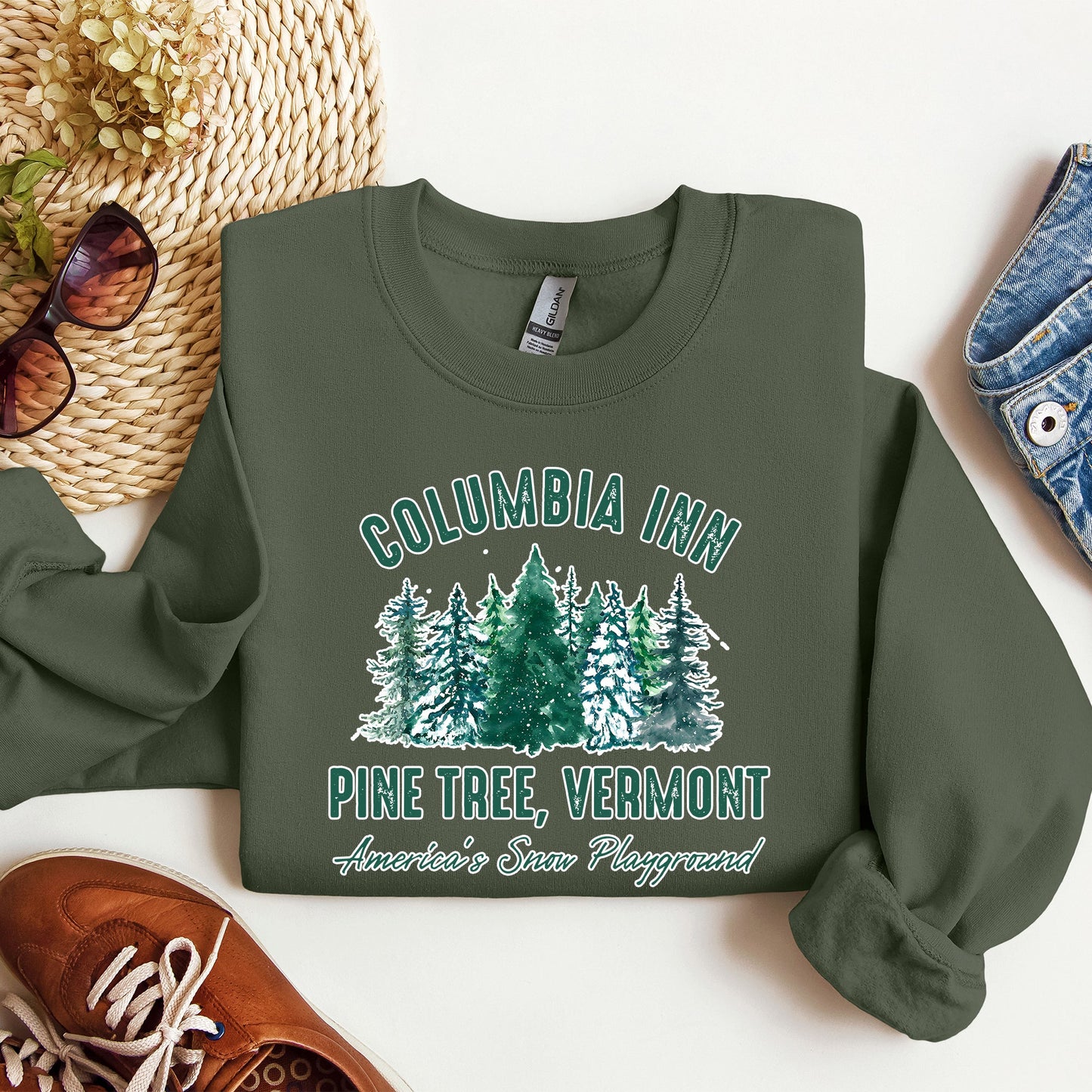 Columbia Inn, White Christmas Movie, Sweatshirt, Classic, Musical
