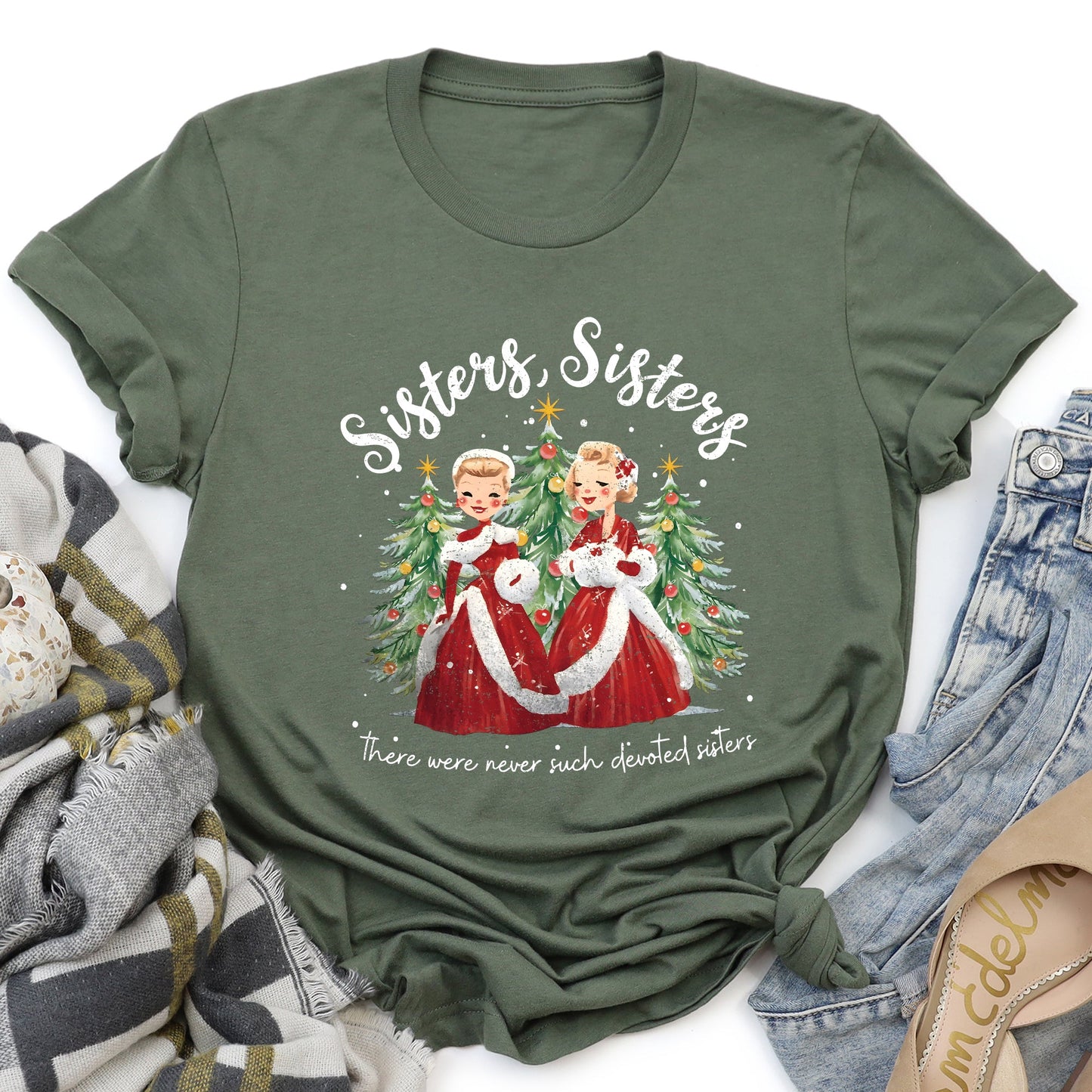 Sisters, White Christmas, Movie, Super Soft Tshirt, Classic, Musical