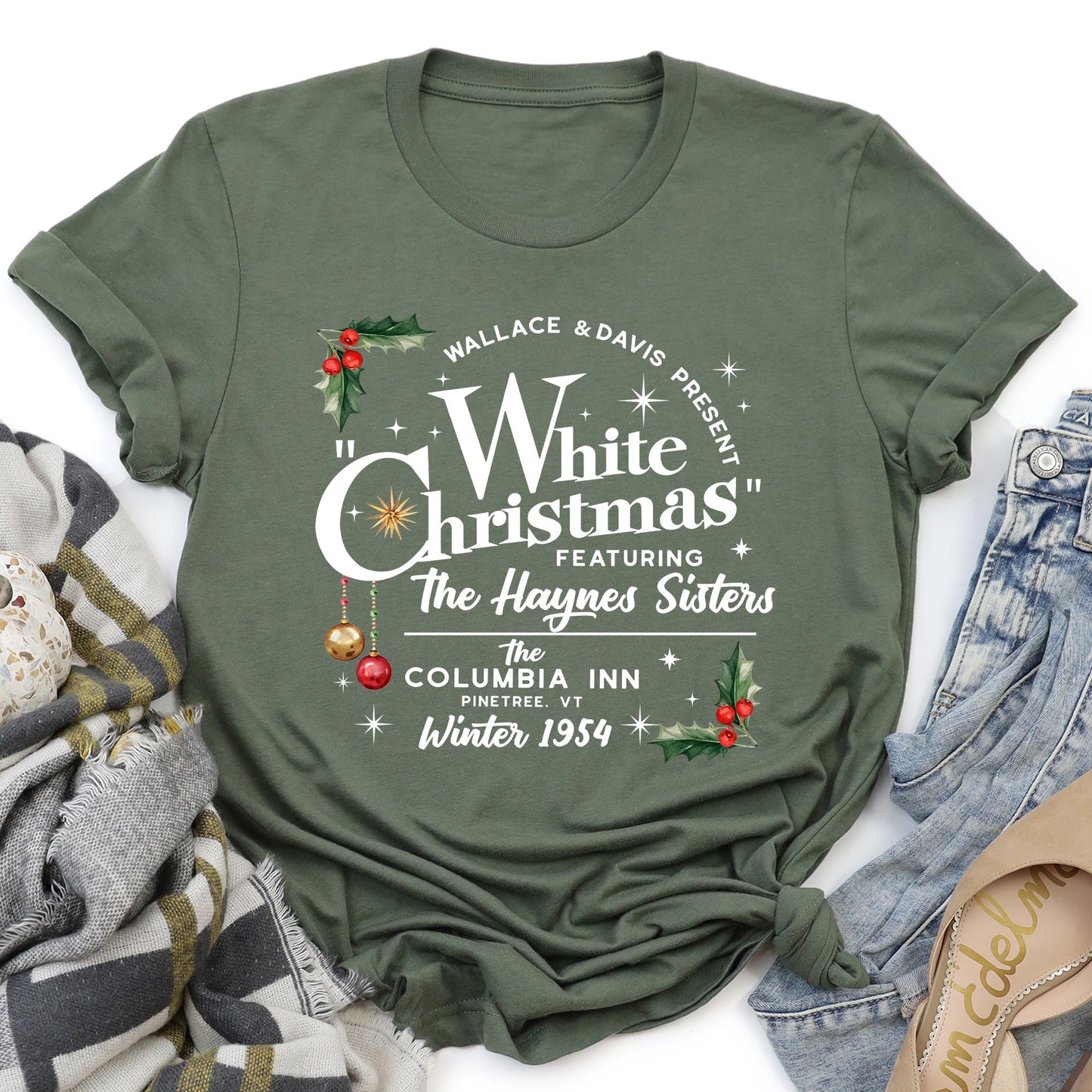 White Christmas Movie Poster, Super Soft Tshirt, Classic, Musical