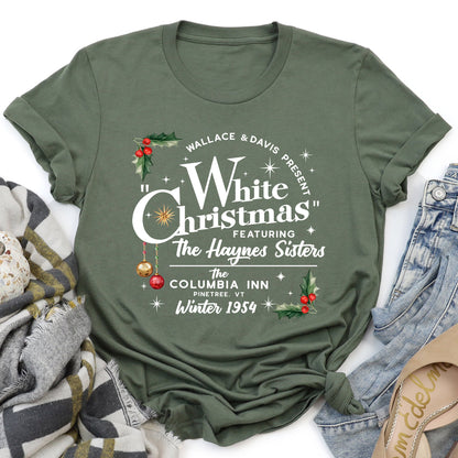 White Christmas Movie Poster, Super Soft Tshirt, Classic, Musical