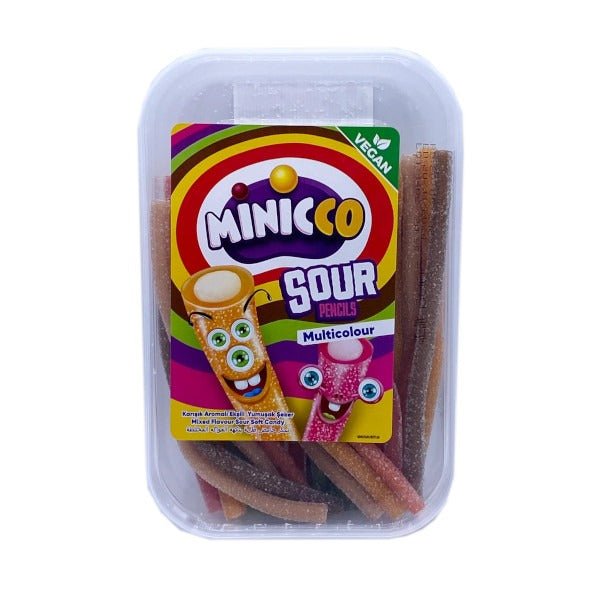 Minicco Multicolor Sour Candy Belts, 200g - Deliciously Tangy Treat for Sweet Lovers