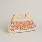 Miranda Clutch - Pepper Hall Woodblock Floral