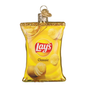 Lays Potato Chip Glass Ornament