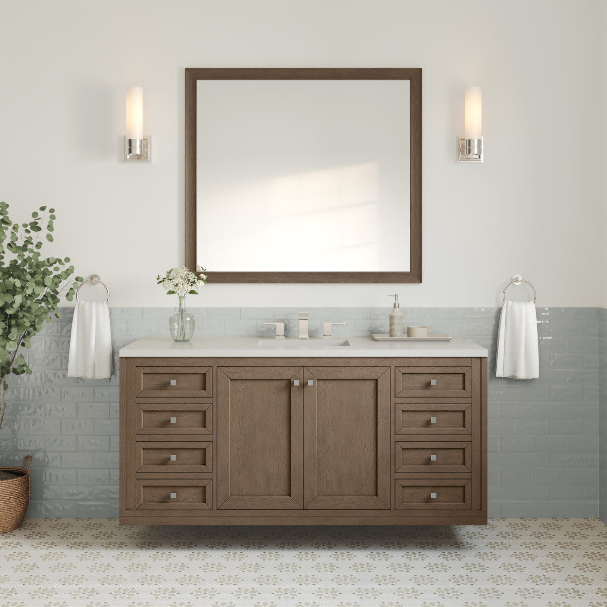 Chicago 60" Single Vanity Cabinet