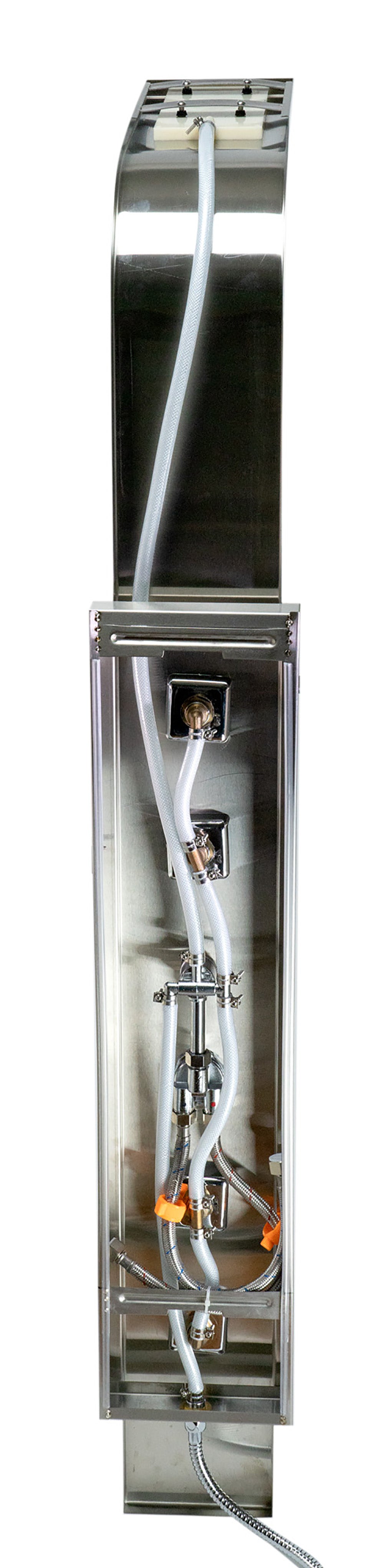 ALFI brand  ABSP10 Modern Stainless Steel Shower Panel with 4 Body Sprays