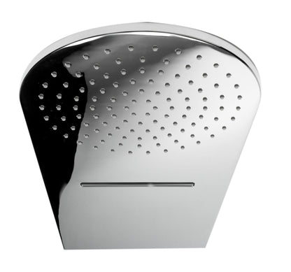 ALFI brand RAIN10RW 10" Wall-Mounted Square Waterfall Rain Shower Head