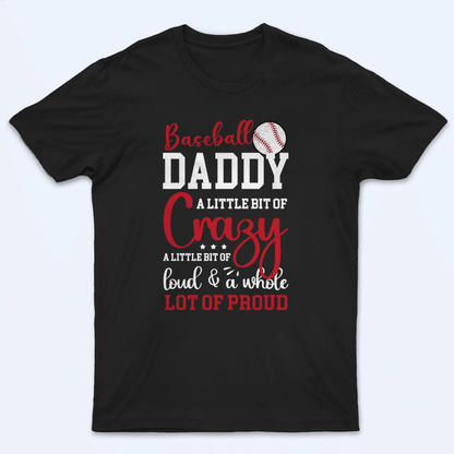 Crazy, Loud & Proud Sport Grandma - Personalized Custom T Shirt - Birthday, Loving, Funny Gift for Grandma/Nana/Mimi, Mom, Wife, Grandparent
