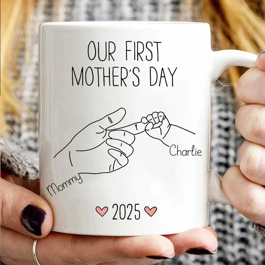 Our First Mother's Day - Personalized Custom Mug - First Mother's Day Gifts, First Time Mom Gifts