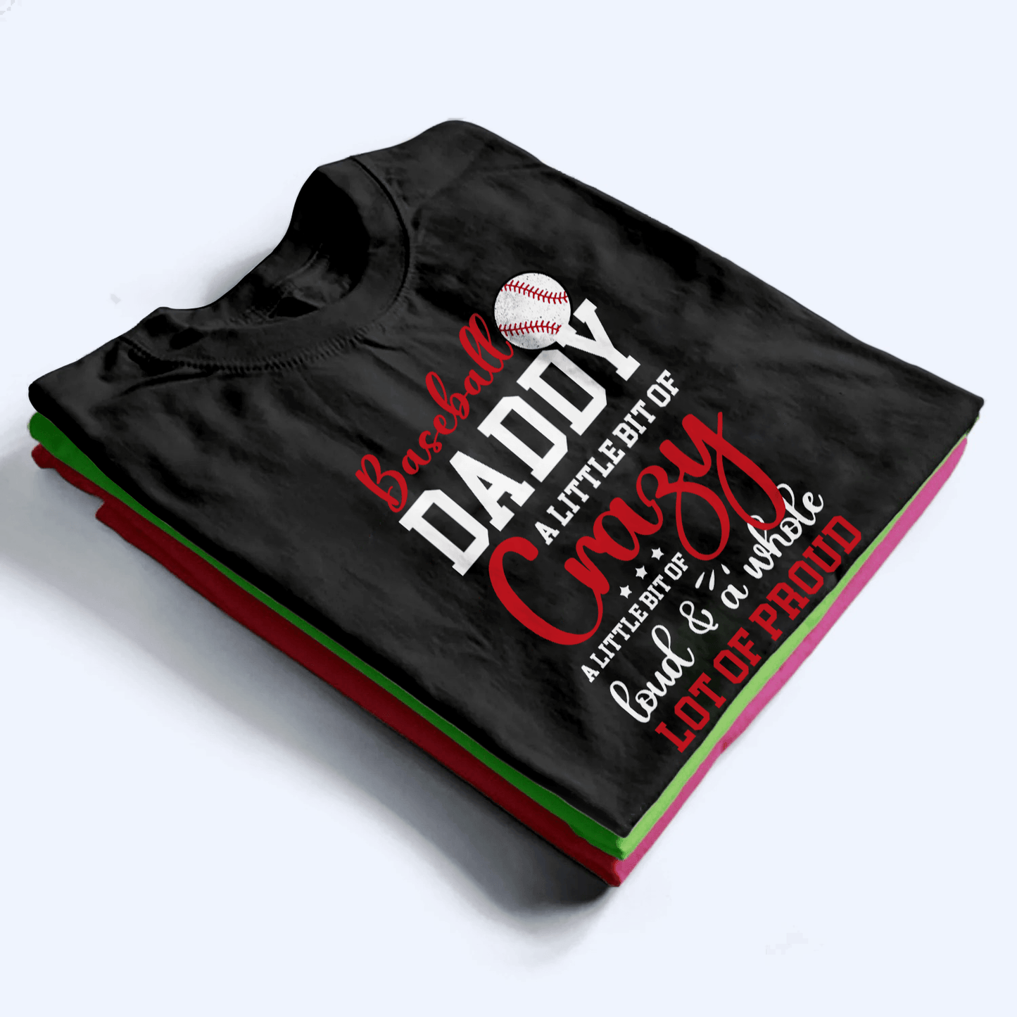 Crazy, Loud & Proud Sport Grandma - Personalized Custom T Shirt - Birthday, Loving, Funny Gift for Grandma/Nana/Mimi, Mom, Wife, Grandparent