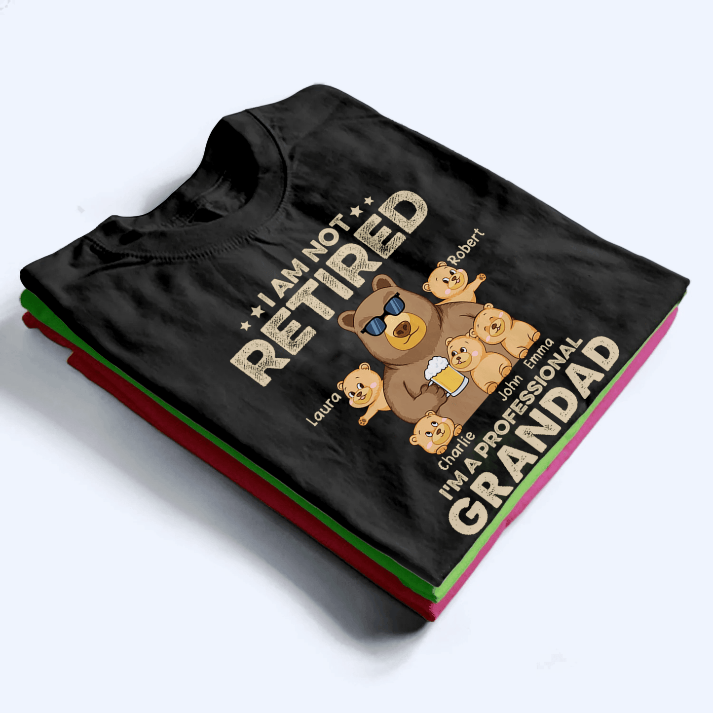 I'm A Professional Grandpa - Personalized Custom T Shirt - Father's Day Gift for Dad, Papa, Grandpa, Daddy, Dada