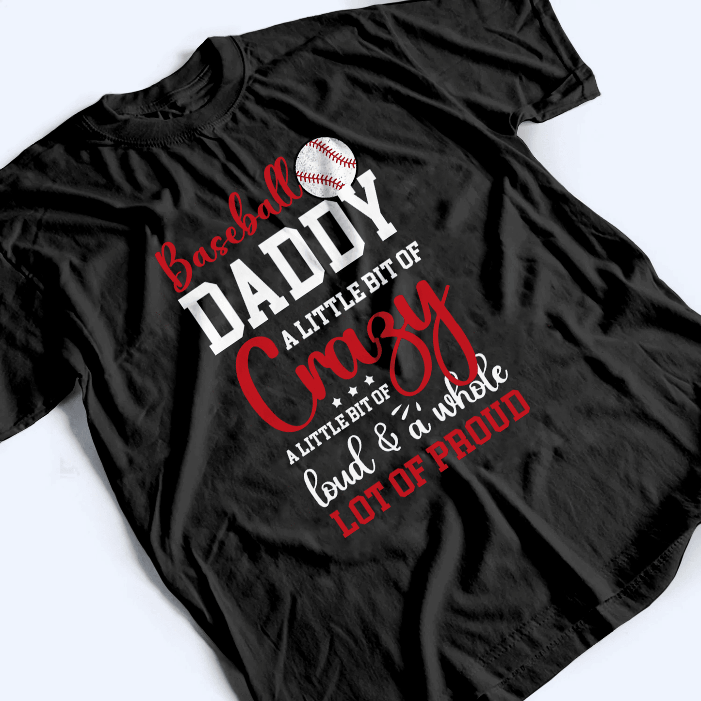 Crazy, Loud & Proud Sport Grandma - Personalized Custom T Shirt - Birthday, Loving, Funny Gift for Grandma/Nana/Mimi, Mom, Wife, Grandparent