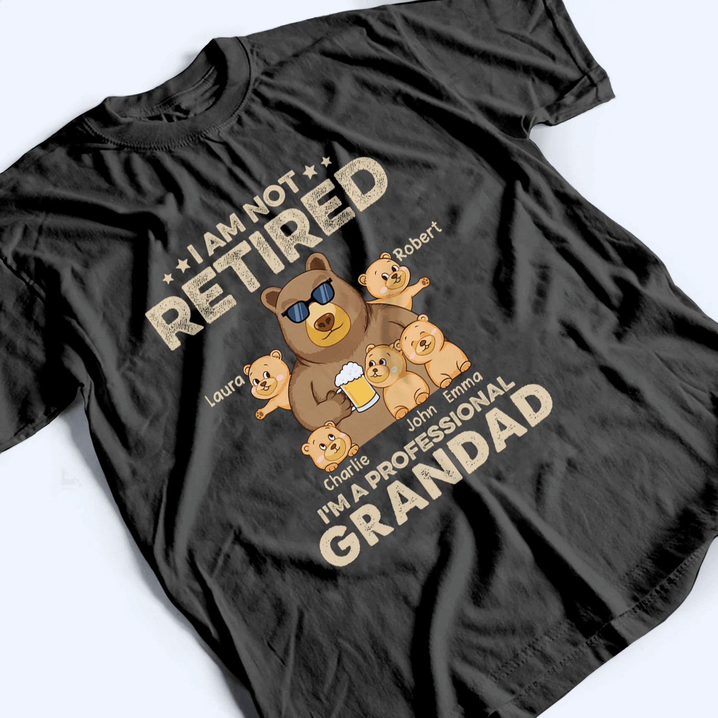 I'm A Professional Grandpa - Personalized Custom T Shirt - Father's Day Gift for Dad, Papa, Grandpa, Daddy, Dada