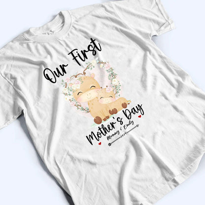 Our First Mother's Day - Personalized Custom Youth Shirt - Gift for Mom & Baby, Mother's Day Gift