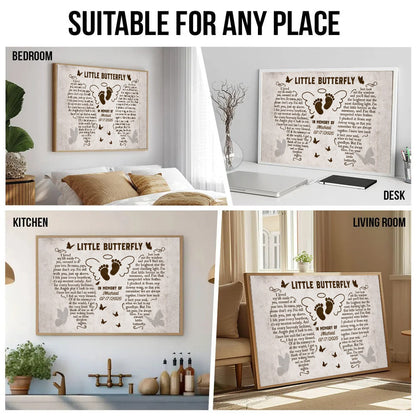 Custom Miscarriage Memorial Gift - Personalized Poster/Canvas - Pregnancy Loss, Baby Loss Wall Art