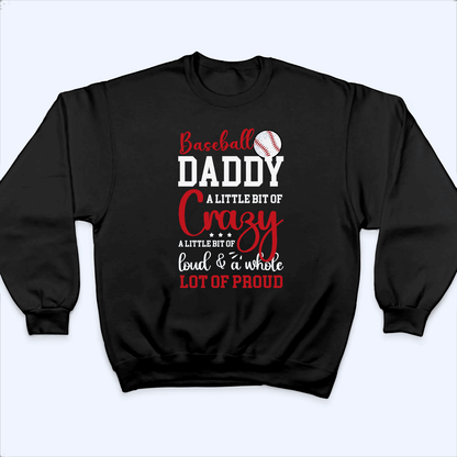 Crazy, Loud & Proud Sport Grandma - Personalized Custom T Shirt - Birthday, Loving, Funny Gift for Grandma/Nana/Mimi, Mom, Wife, Grandparent