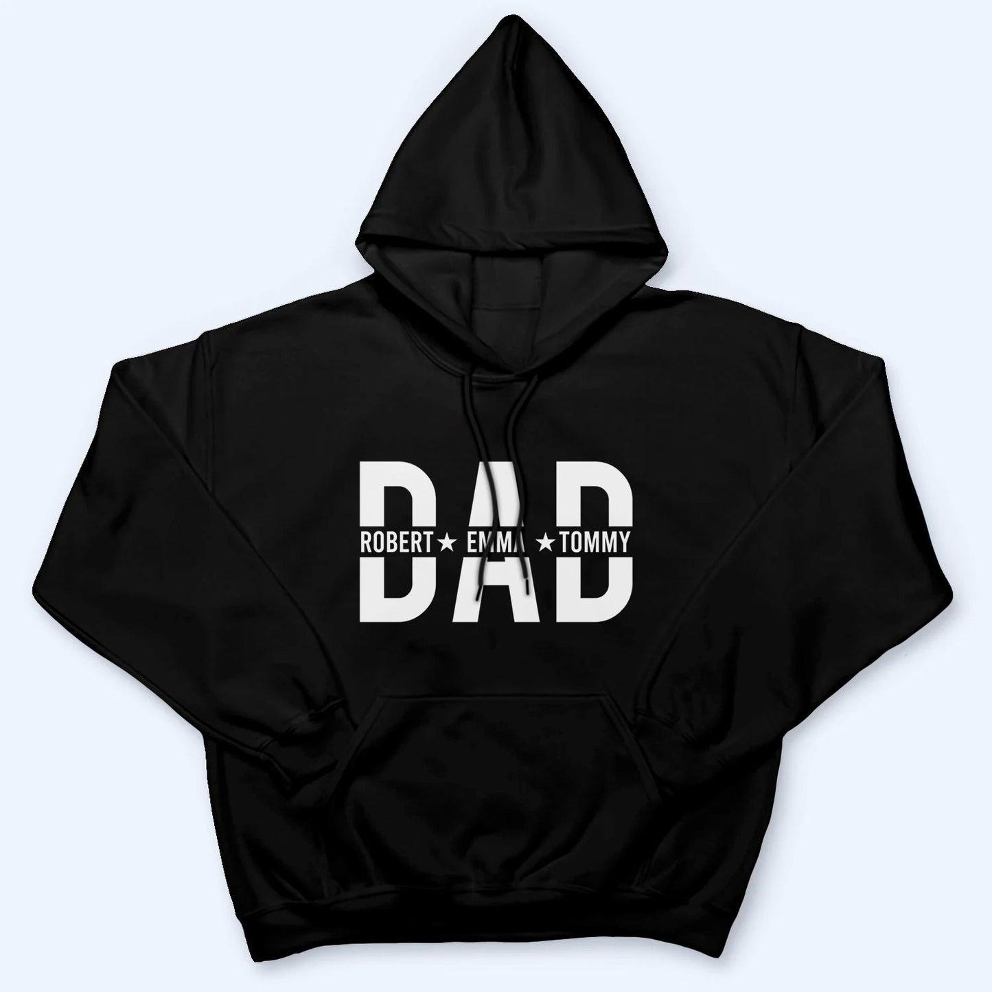 Custom Dad Shirt With Kids Names - Personalized Custom T Shirt - Father's Day Gift for Dad, Daddy