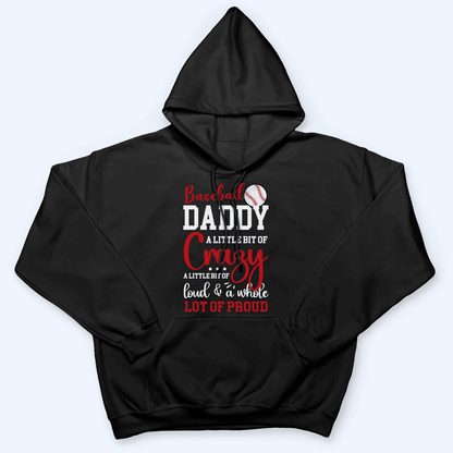 Crazy, Loud & Proud Sport Grandma - Personalized Custom T Shirt - Birthday, Loving, Funny Gift for Grandma/Nana/Mimi, Mom, Wife, Grandparent