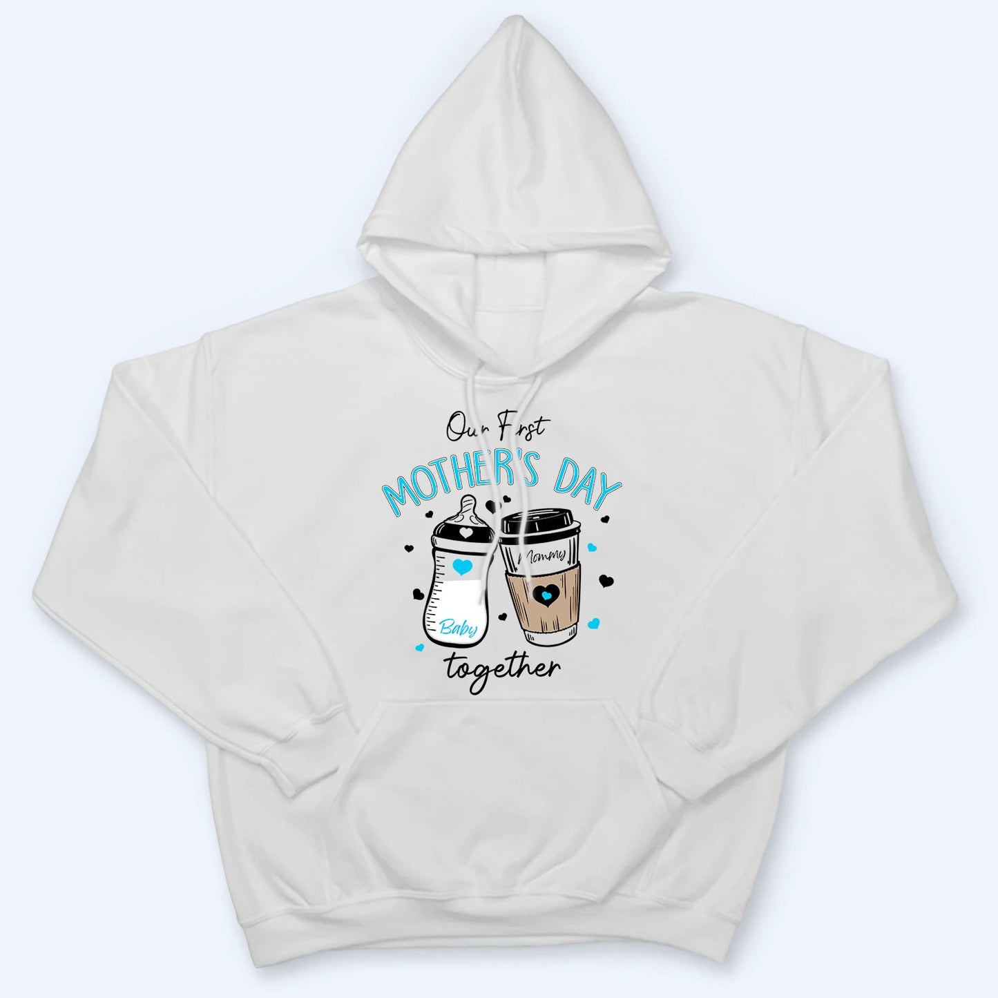 Our First Mother's Day 2025 - Personalized Custom T Shirt - Gift for Mom & Baby, Mother's Day Gift