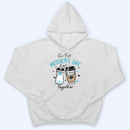 Our First Mother's Day 2025 - Personalized Custom T Shirt - Gift for Mom & Baby, Mother's Day Gift