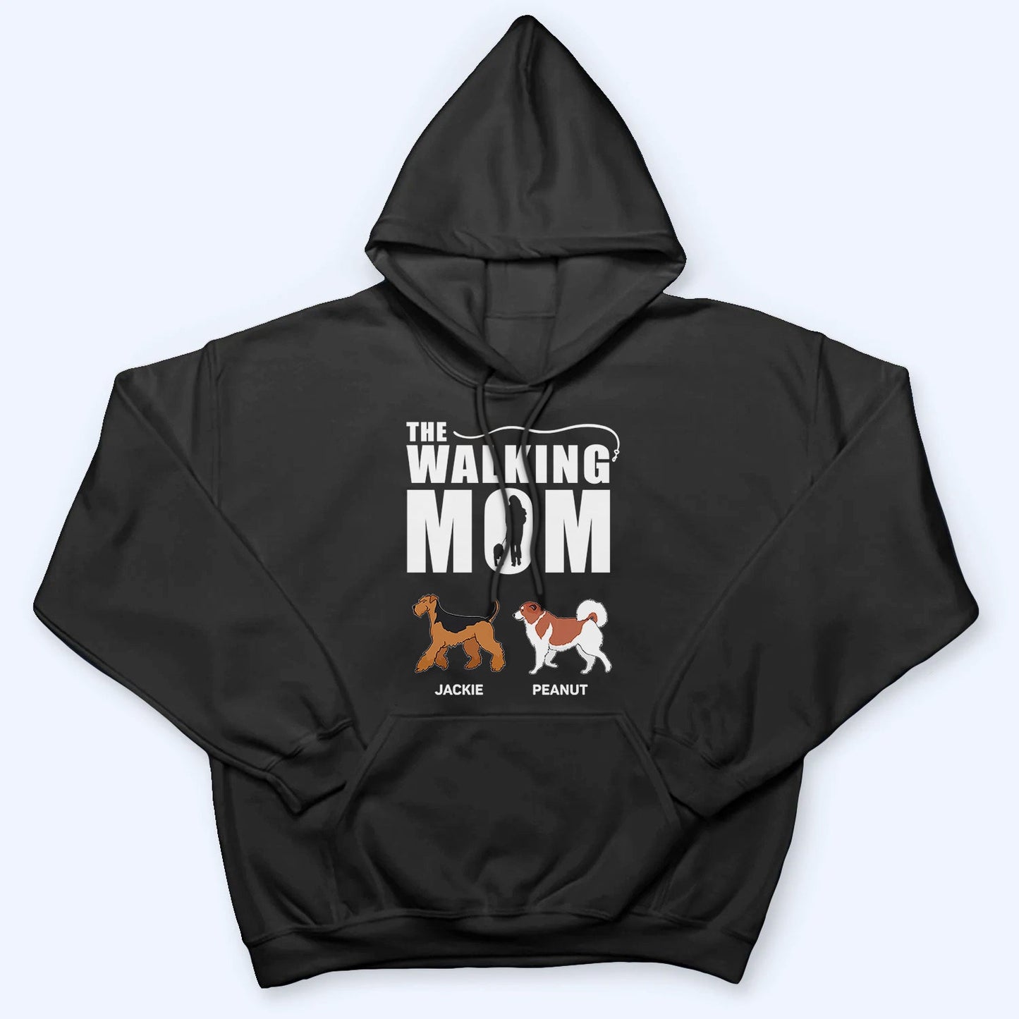 The Walking Dad - Personalized Custom T Shirt - Gift for Dog Mom, Dog Dad, Dog Lovers