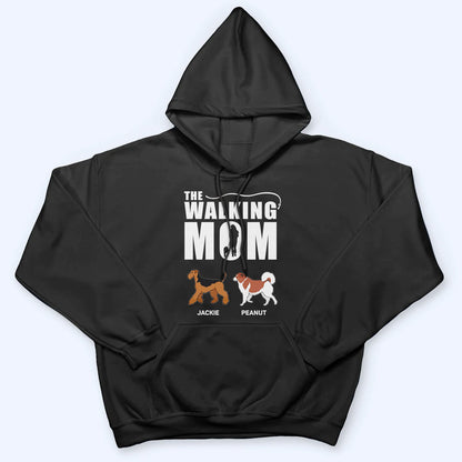 The Walking Dad - Personalized Custom T Shirt - Gift for Dog Mom, Dog Dad, Dog Lovers