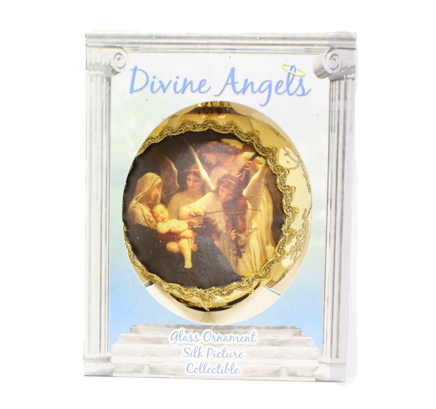 Krebs Divine Angels on Silk 2025 Ornament - Song of the Angels