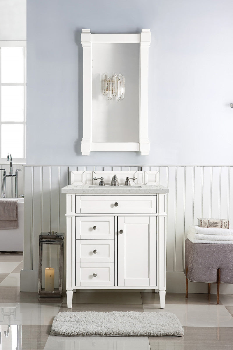 Brittany 30" Single Vanity in Bright White