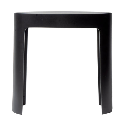 ALFI brand  ABST66BM Black Matte Solid Surface Resin Bathroom / Shower Stool