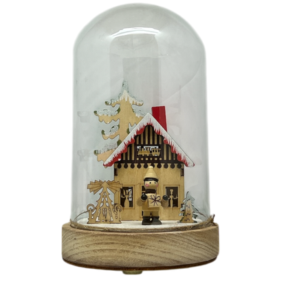 Illuminated Winter Village Domes -
