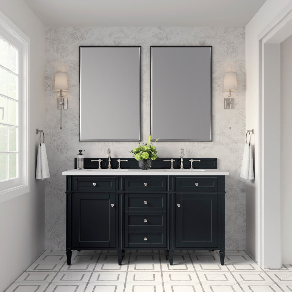 Brittany 60" Double Vanity Cabinet