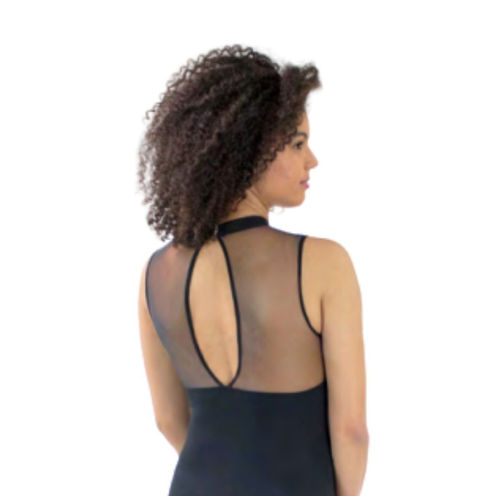 Mock Mesh Leotard