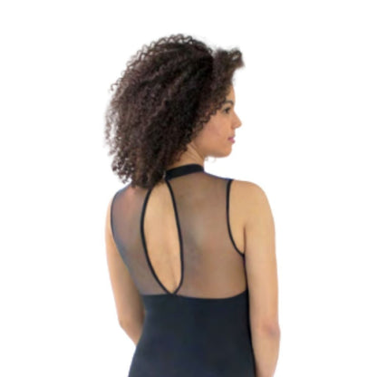 Mock Mesh Leotard