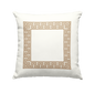 Fretwork Border Pillow Cover