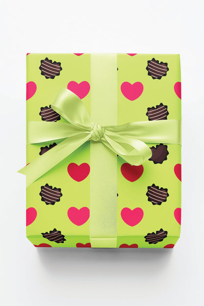 Hearts Choco Lime