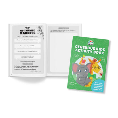 Generous Kids 3 Book Bundle with activity book