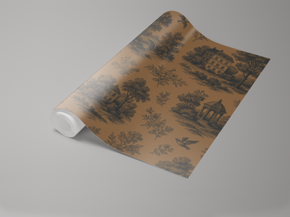 Modern Toile Wallpaper