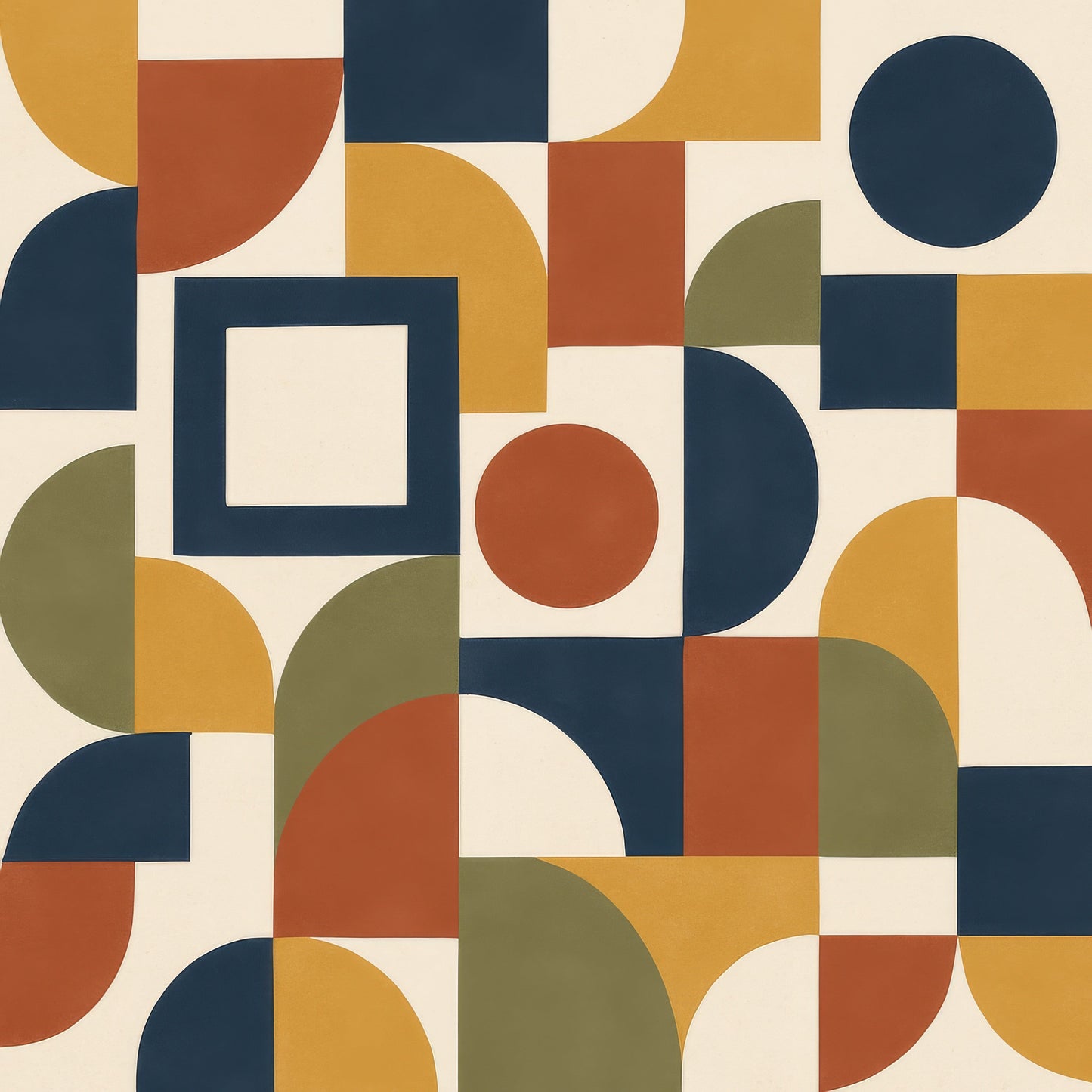 Modernist Blocks Wallpaper