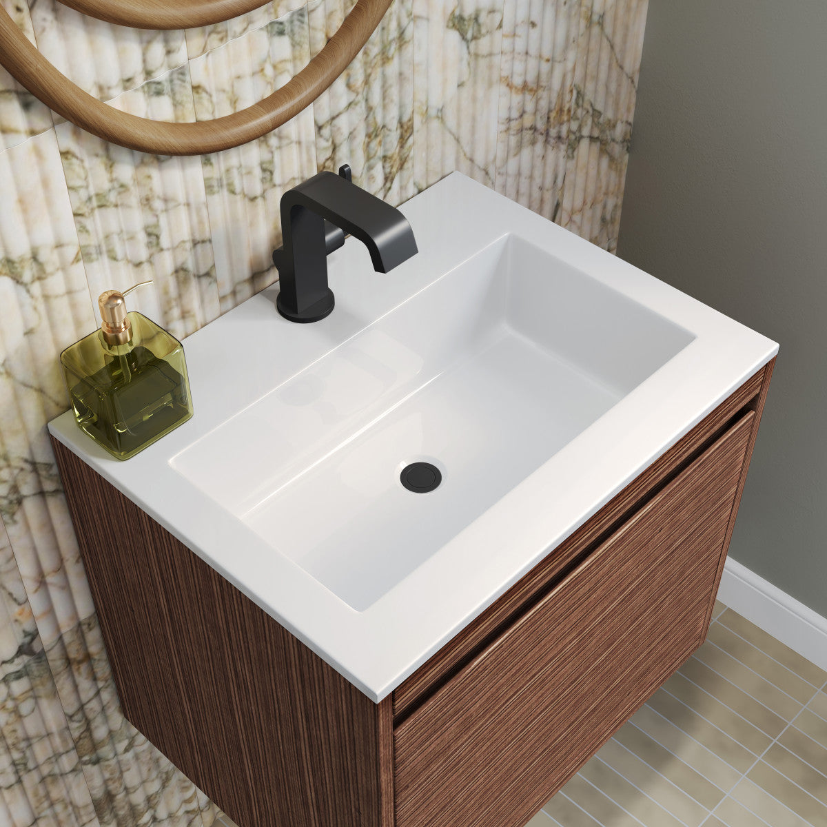 Mantova 23.6" Single Vanity Cabinet