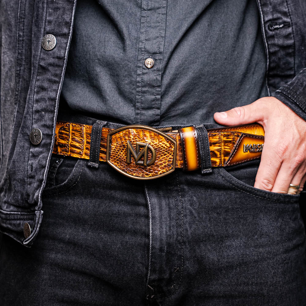 Montana Belt Mustard / Brown