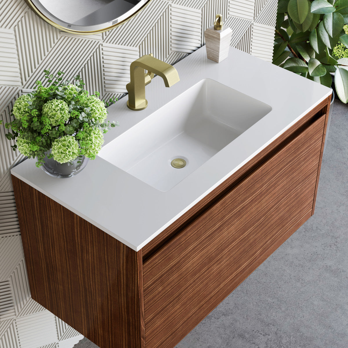 Mantova 35.4" Single Vanity Cabinet