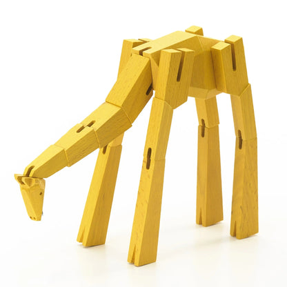 Modern Wooden Giraffe Decor – Interactive Puzzle & Art Piece
