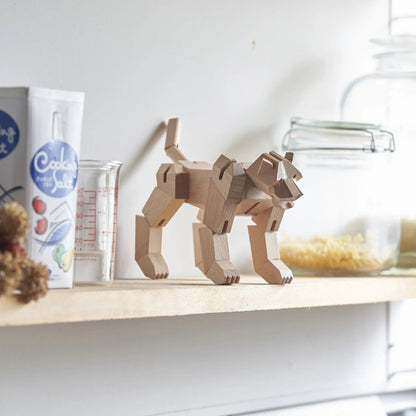 Modern Wooden Tiger Decor – Interactive Puzzle & Art Piece