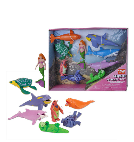 Moveable Mermaid Set 11"