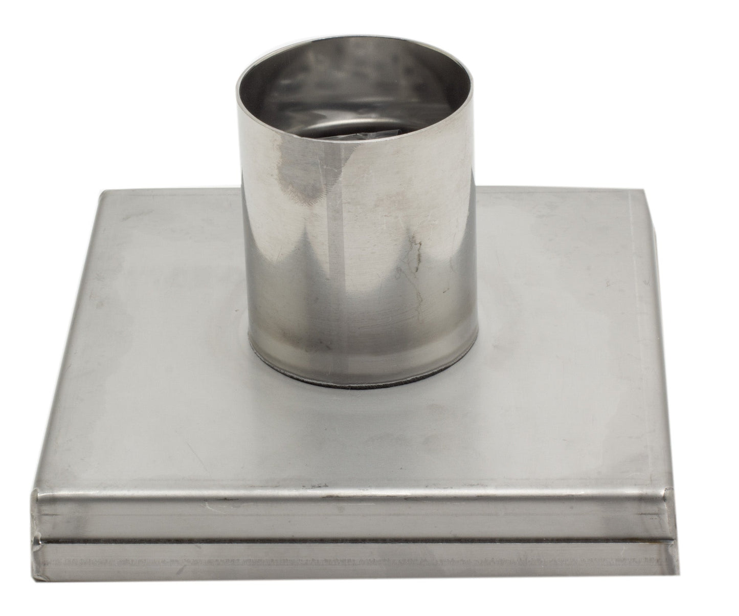 ALFI brand ABSD55C 5" x 5" Square Stainless Steel Shower Drain with Groove Holes