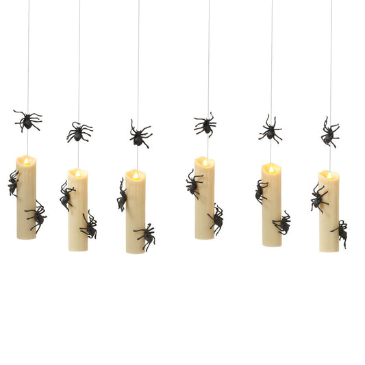 Enchanting Floating Spider Candles Set