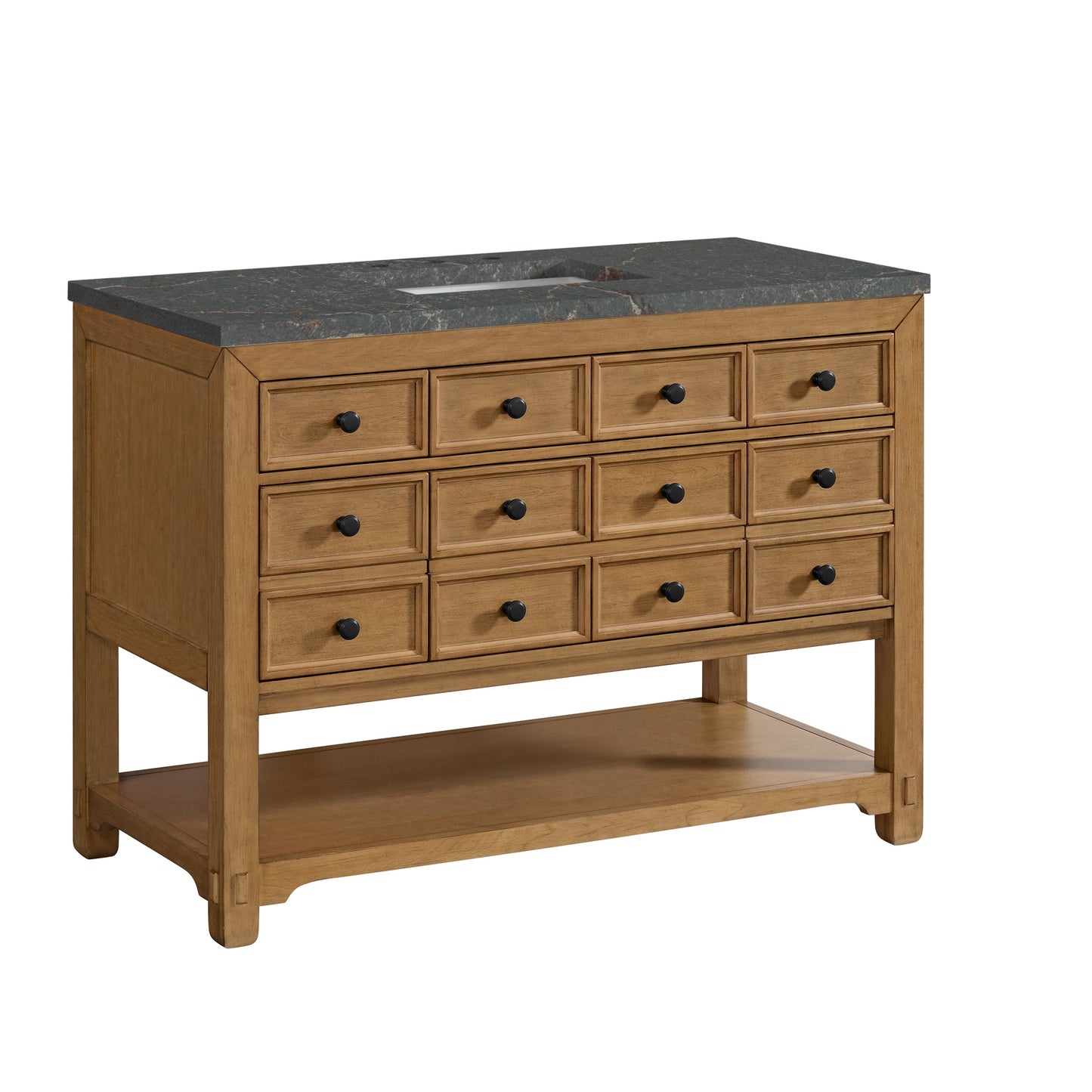 Malibu 48" Single Vanity, Amber Birch