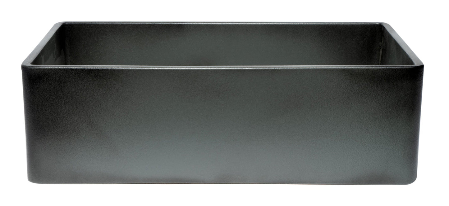 ALFI brand  ABCO3320SB Concrete Color 33 inch Reversible Single Fireclay Farmhouse Kitchen Sink