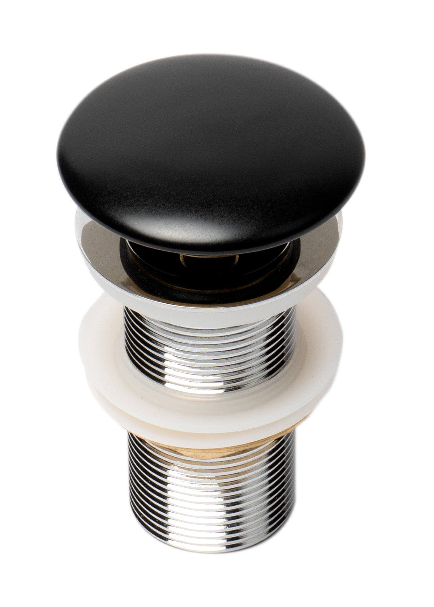 ALFI brand AB8055 Ceramic Mushroom Top Pop Up Drain for Sinks without Overflow